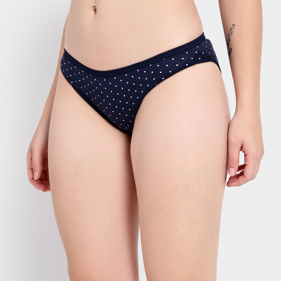 Ladies' Cotton Panty, Navy Blue, large image number null